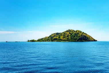 Komodo Ulusal Parkı 'ndaki Kanawa Adası, Flores, Endonezya, Güneydoğu Asya