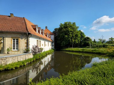 Su Kalesi Holtfeld, Kuzey Ren-Vestfalya, Almanya, Avrupa