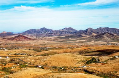 Valle de Santa Ines, Fuerteventura Adası, Kanarya Adaları, İspanya, Avrupa
