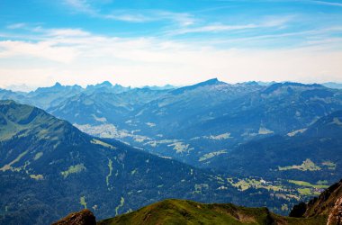 Allgau Alpleri, Oberstdorf, Allgau Alpleri, Bavyera, Almanya, Avrupa