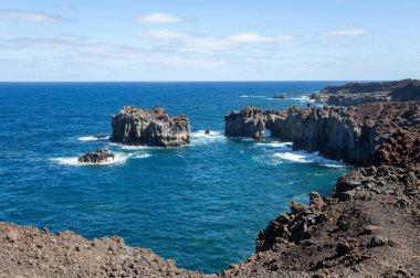 Kaya oluşumları, El Hierro Adası, Kanarya Adaları, İspanya, Avrupa