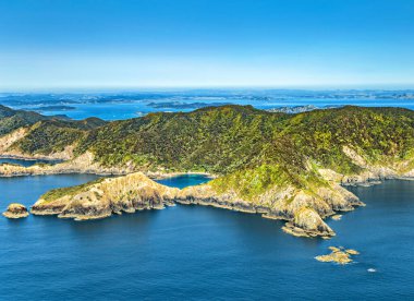 Whangamumu Sahili, Kuzey Adası, Yeni Zelanda, Okyanus. 