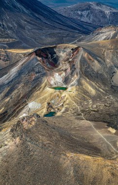 Kızıl Krater ve Zümrüt Gölleri, Kuzey Adası, Yeni Zelanda, Okyanus