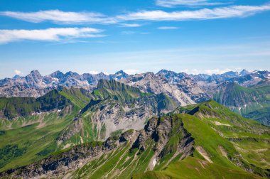 Allgau Alpleri, Oberstdorf, Allgau Alpleri, Bavyera, Almanya, Avrupa