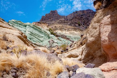 Volkanik katmanlar, Büyük Kanarya Adaları, Kanarya Adaları, İspanya, Avrupa