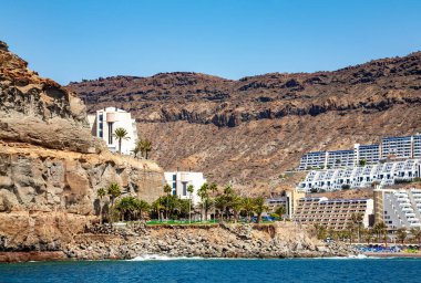 Plaj Playa del Diablito, Ada Gran Kanaryası, Kanarya Adaları, İspanya, Avrupa