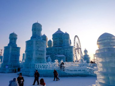 Buz ve kar dünyası - Çin 'in Harbin kentinde her yıl düzenlenen buz ve kar festivali 