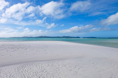 Whitehaven plajı, WhitSunday adası, Queensland, Avustralya 