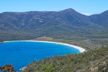 Freycinet Ulusal Parkı, Winegalss Körfezi, Tazmanya, Tassia, Tasman Yaban Hayatı, Avustralya 