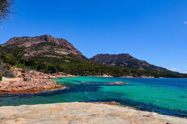 Balayı Koyu, Freycinet Ulusal Parkı, Tazmanya, Avustralya 