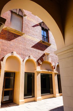 Brisbane Nehri ve Brisbane, Queensland, Avustralya 'daki binalar