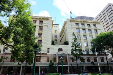 Brisbane Nehri ve Brisbane, Queensland, Avustralya 'daki binalar