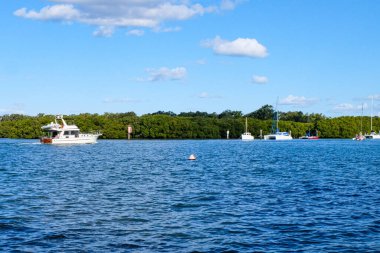 Shorncliffe iskelesi, iskele, sahil ve kıyı manzarası, QLD