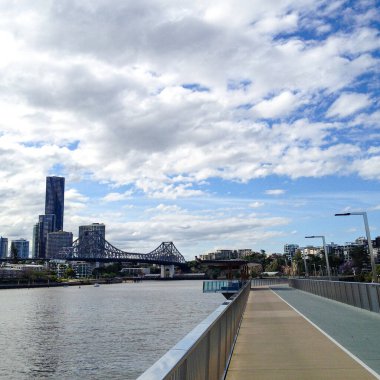 Brisbane Nehri, Brisbane, Queensland, Avustralya 