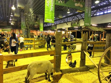 Ekka festivali sergileri, Brisbane, Queensland, Avustralya 'da Royal Queensland Show 