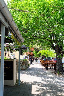 Hahndorf, Güney Avustralya, Adelaide, Alman köyündeki dükkanlar ve binalar 
