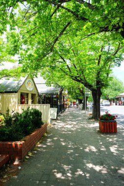 Hahndorf, Güney Avustralya, Adelaide, Alman köyündeki dükkanlar ve binalar 