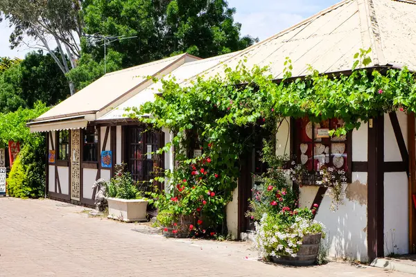 Hahndorf, Güney Avustralya, Adelaide, Alman köyündeki dükkanlar ve binalar 