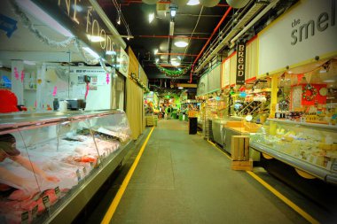 Adelaide CBD şehir fotoğrafı yürüyüşü, merkez market, Güney Avustralya, Avustralya