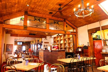 Hahndorf, Güney Avustralya, Adelaide, Alman köyündeki dükkanların ve binaların içi 
