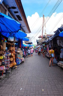 Ubud sanat pazarı, Bali, Endonezya 