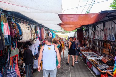 Ubud sanat pazarı, Bali, Endonezya 