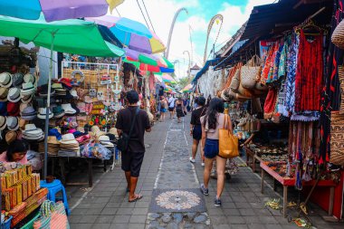Ubud sanat pazarı, Bali, Endonezya 