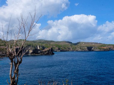 Angel 's Billabong, Nusa Penida Adası, Bali, Endonezya' daki şeytan havuzu.