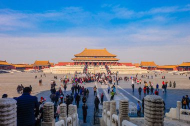 Yasak Şehir, Kraliyet İmparatorluğu, Quing Hanedanı, Pekin, Çin 