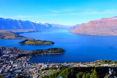 Queenstown, Yeni Zelanda, Güney Adası 'ndaki Skyline GondoluName