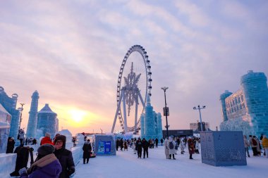 Buz ve kar dünyası - Çin 'in Harbin kentinde her yıl düzenlenen buz ve kar festivali 