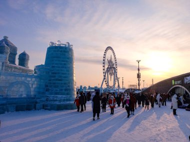 Buz ve kar dünyası - Çin 'in Harbin kentinde her yıl düzenlenen buz ve kar festivali 