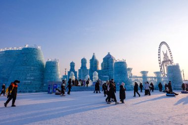 Buz ve kar dünyası - Çin 'in Harbin kentinde her yıl düzenlenen buz ve kar festivali 