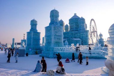 Buz ve kar dünyası - Çin 'in Harbin kentinde her yıl düzenlenen buz ve kar festivali 
