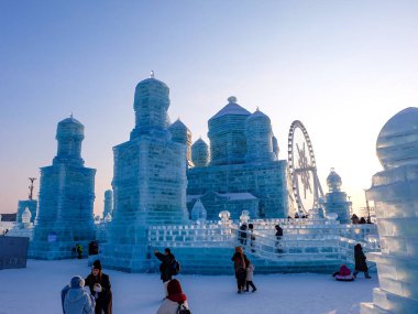 Buz ve kar dünyası - Çin 'in Harbin kentinde her yıl düzenlenen buz ve kar festivali 
