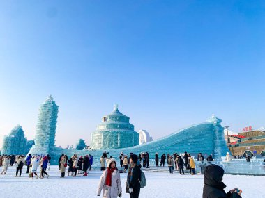 Buz ve kar dünyası - Çin 'in Harbin kentinde her yıl düzenlenen buz ve kar festivali 