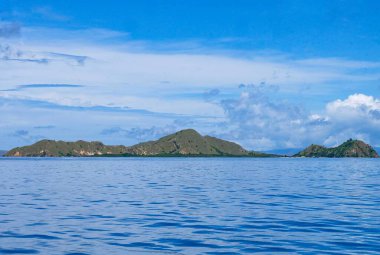 Komodo adalarına ve Endonezya 'daki ulusal parka tekne gezisi. 