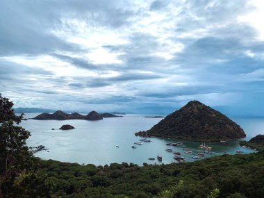  Otel balkonundan okyanus manzarası 