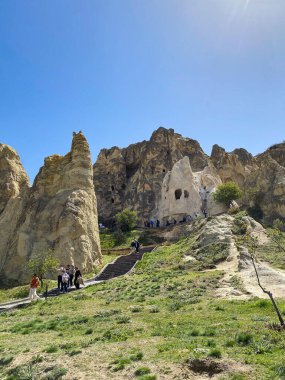 Açık Hava Müzesi, mağaraları, manastırları ve Goreme, Kapadokya 'daki kiliseleri olan tarihi ve arkeolojik bir yer.