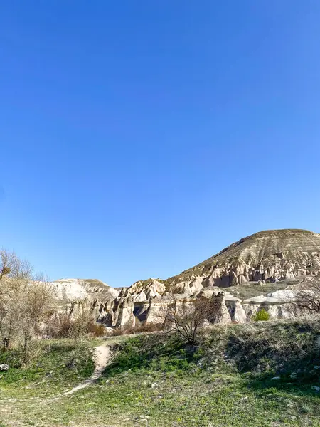 Goreme, Kapadokya, Türkiye 'deki Z12 ve Pasabaglar Arkeoloji Alanındaki Peri bacaları