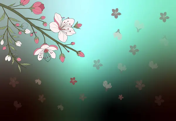 çiçek açan bahar arkaplanı