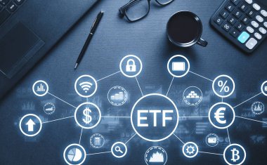 ETF-Ticaret Fonu. Borsa ticareti. Finans