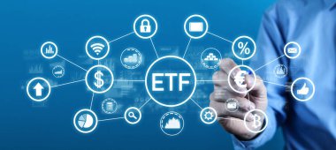ETF-Ticaret Fonu. Borsa ticareti. Finans