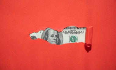 Bir dolarla kağıtta delik açıldı..