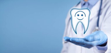 İnsan diş sembolü gösteriyor. Diş sigortası 