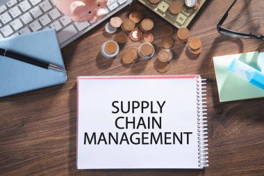 Not defterinde Tedarik Zinciri Yönetimi.