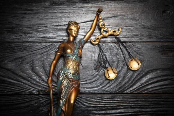 Statua Pani Sprawiedliwości Prawo Prawo — Zdjęcie stockowe