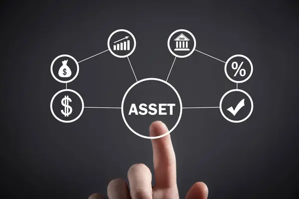 Concept Van Asset Bedrijfsconcept — Stockfoto