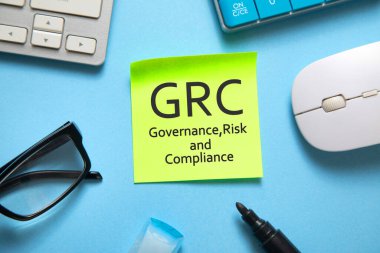 GRC-Yönetim, Risk ve Uyum. İş konsepti