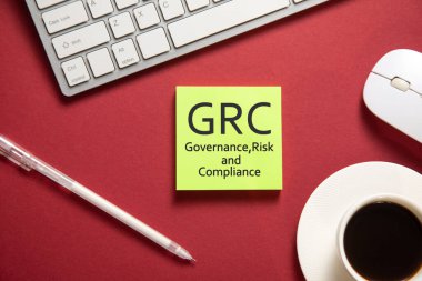 GRC-Yönetim, Risk ve Uyum. İş konsepti